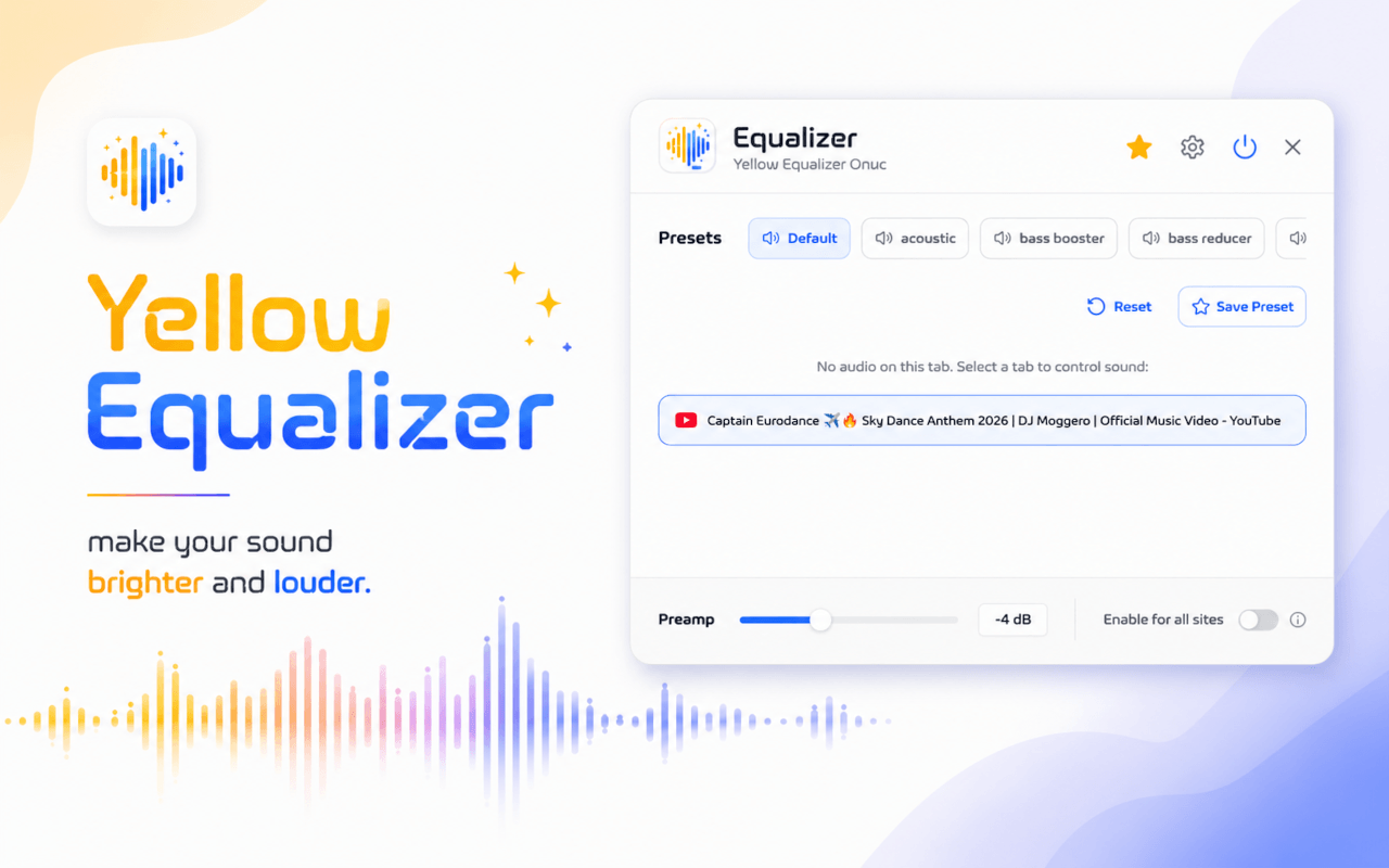 Equalizer Yellow screenshot 1