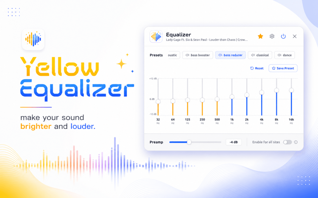 Equalizer Yellow screenshot 3