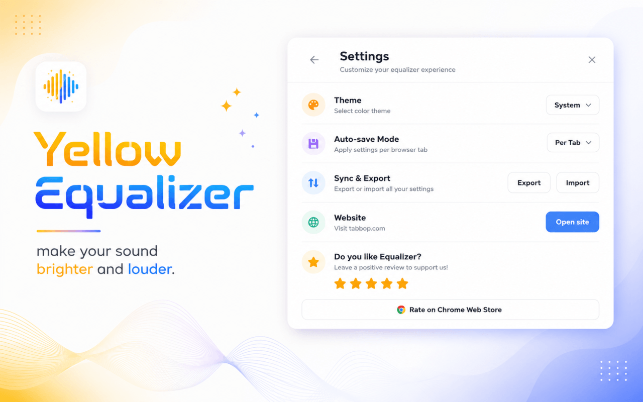 Equalizer Yellow screenshot 4