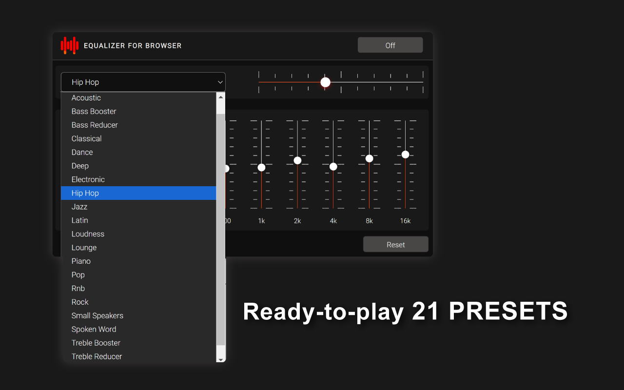 Equalizer for Browser screenshot 2