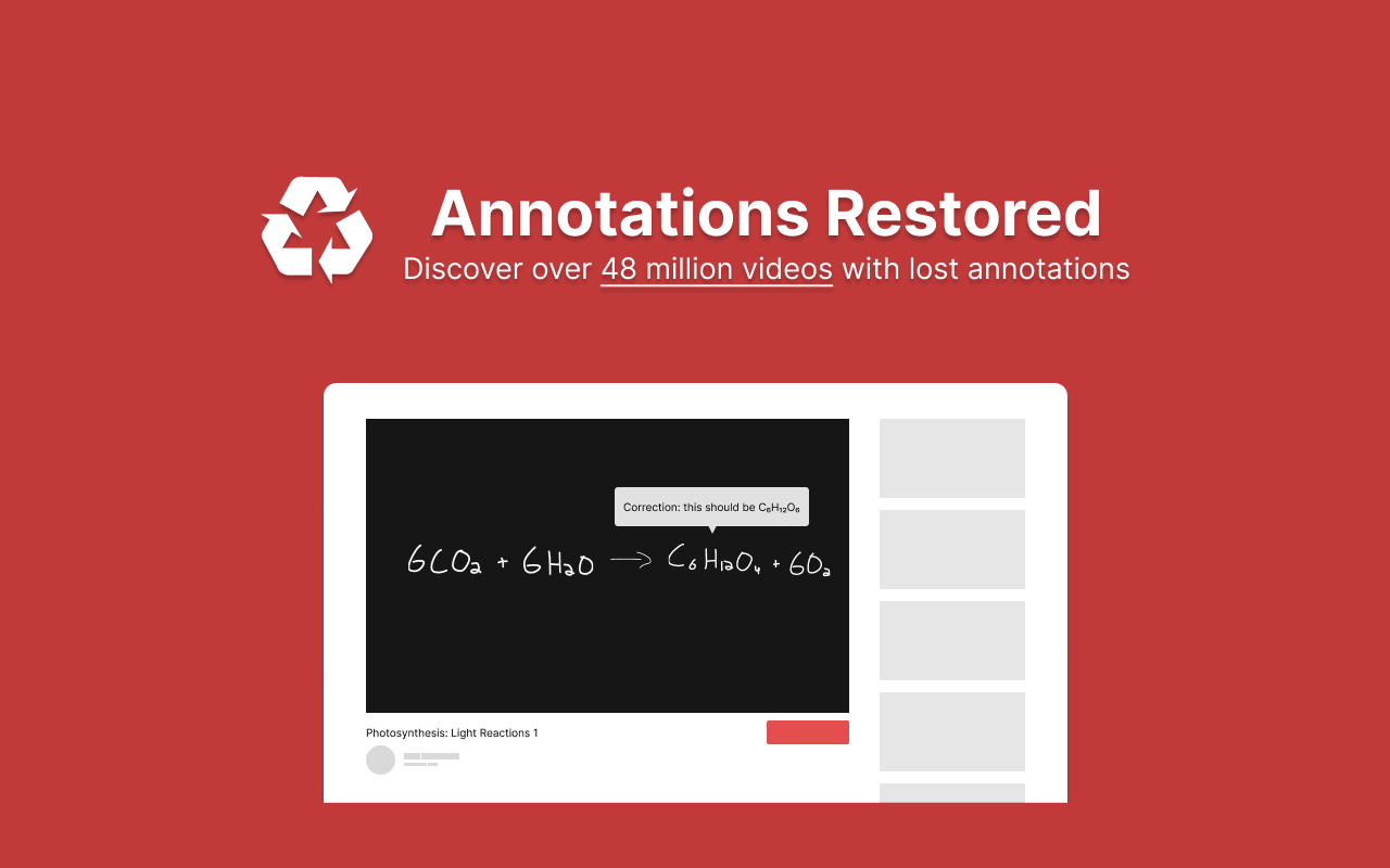 Annotations Restored for YouTube™ screenshot 3