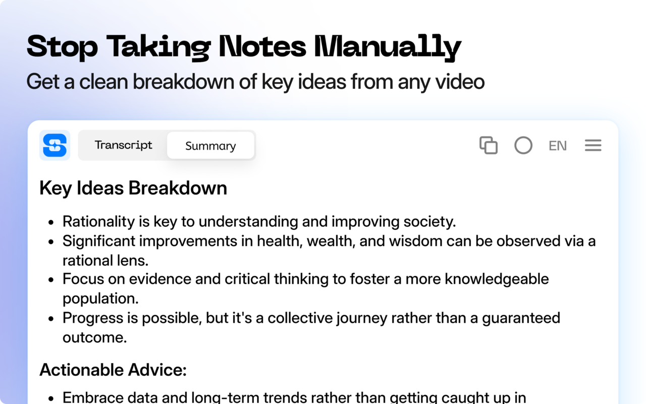YouTube Transcriber screenshot 5