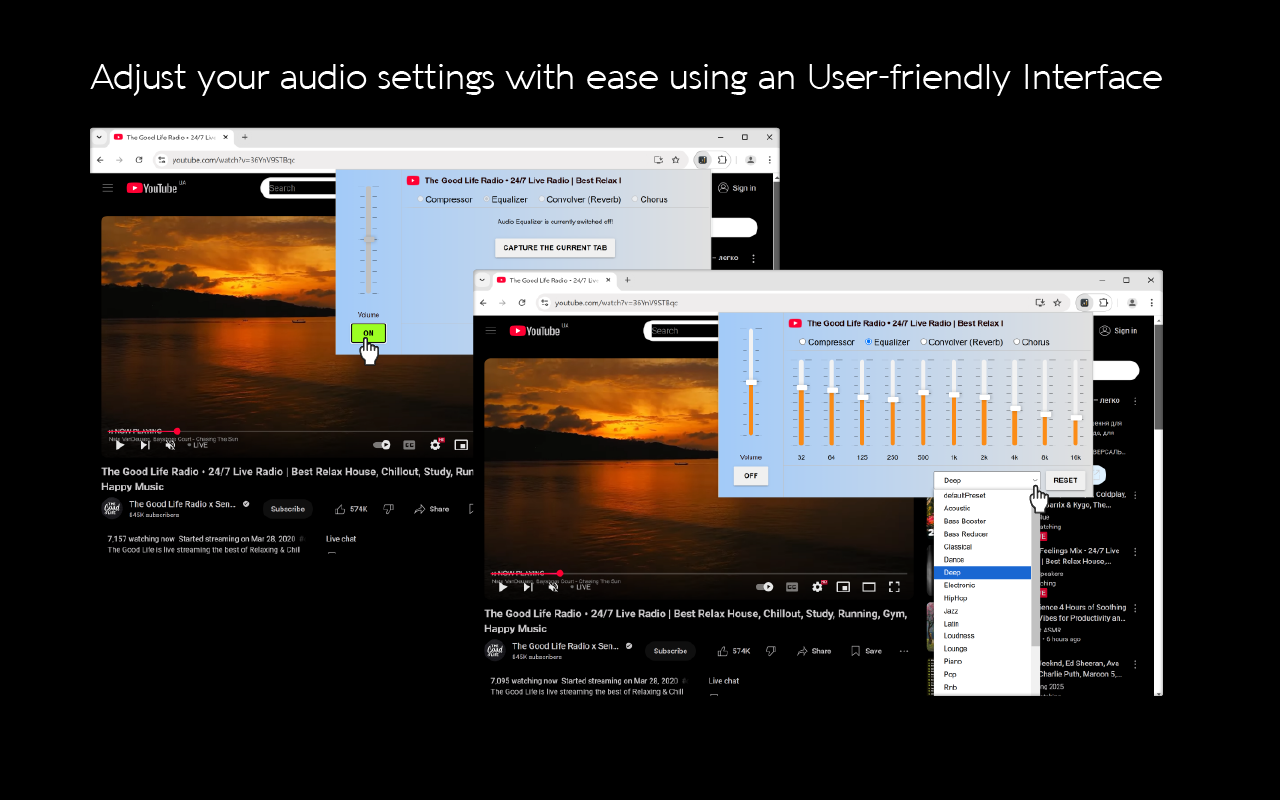 Equalizer with Volume Booster - Equalizer screenshot 1