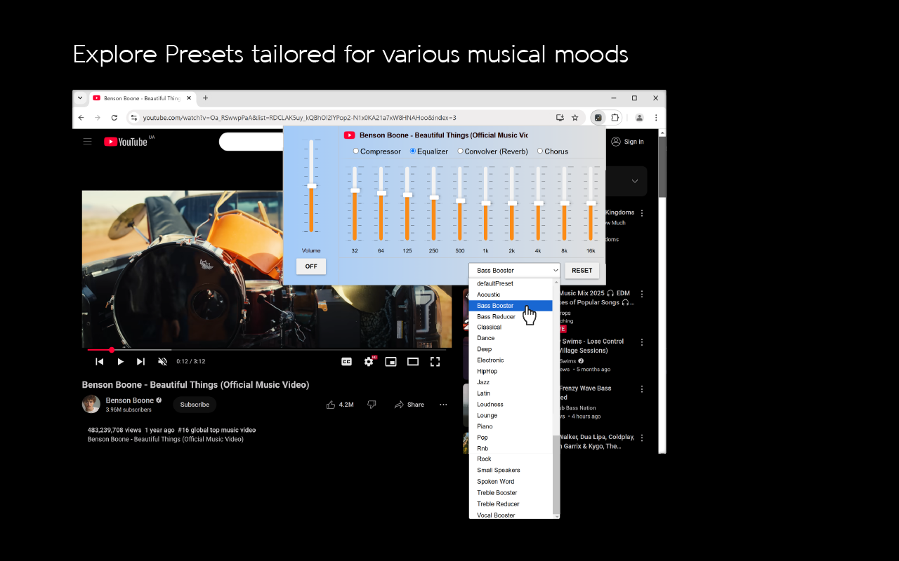 Equalizer with Volume Booster - Equalizer screenshot 4