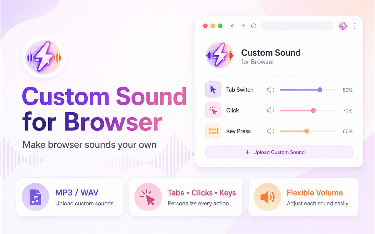 Custom Sound for Browser screenshot 3