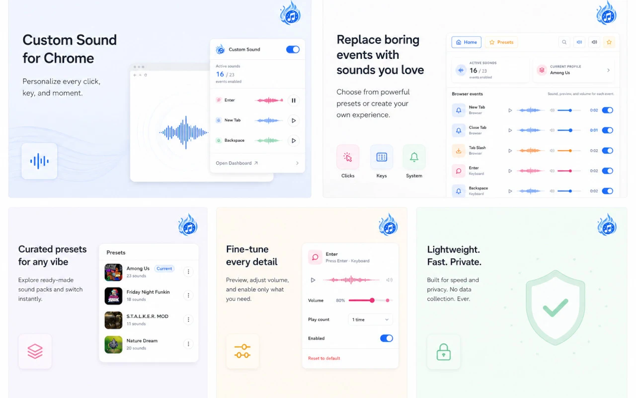 Custom Sound for Chrome™ screenshot 3