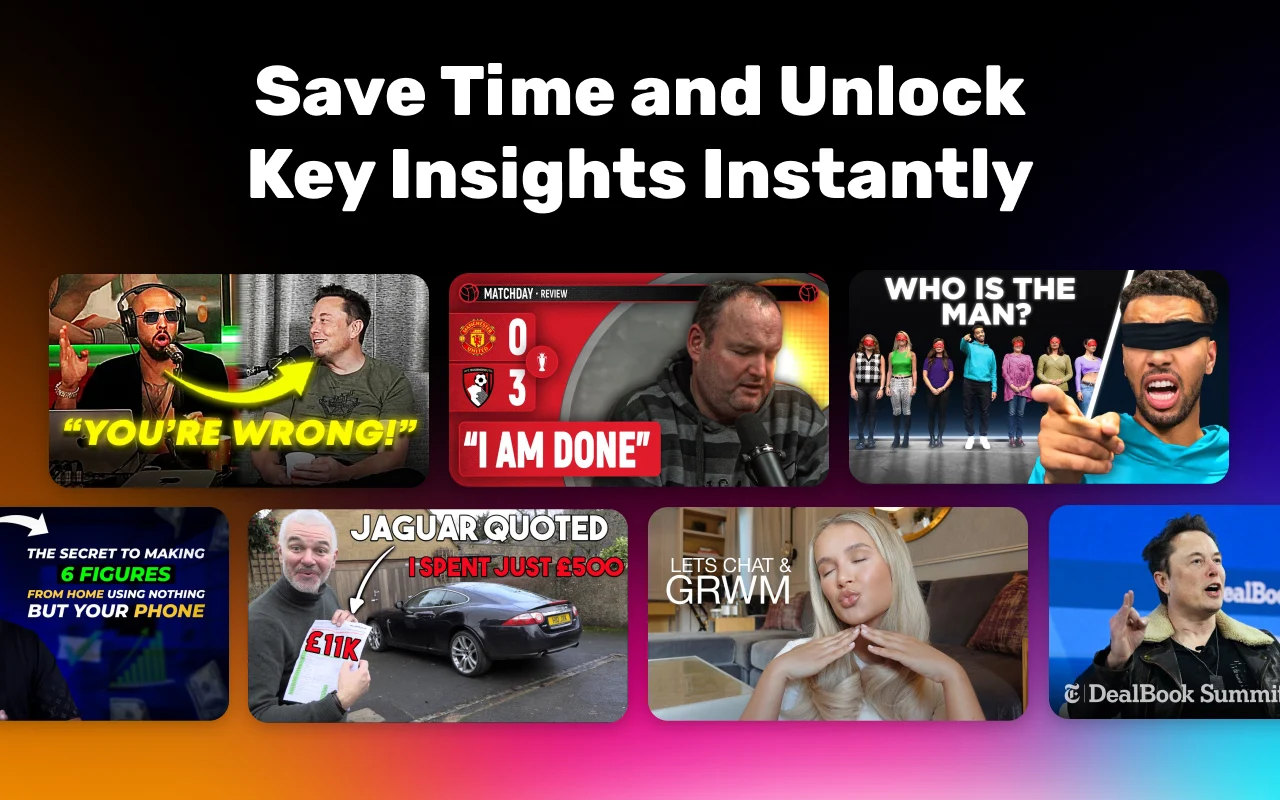 Youtube Transcript screenshot 1