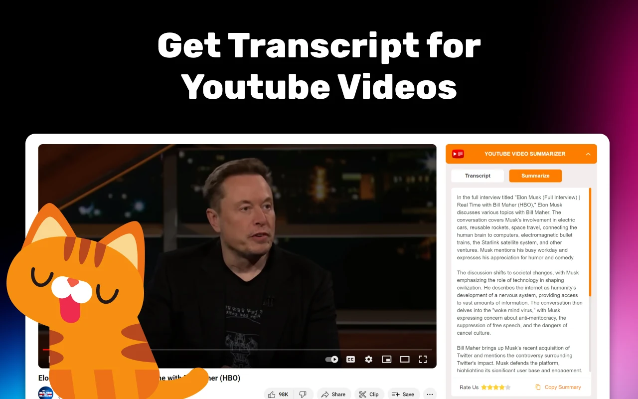 Youtube Transcript screenshot 3