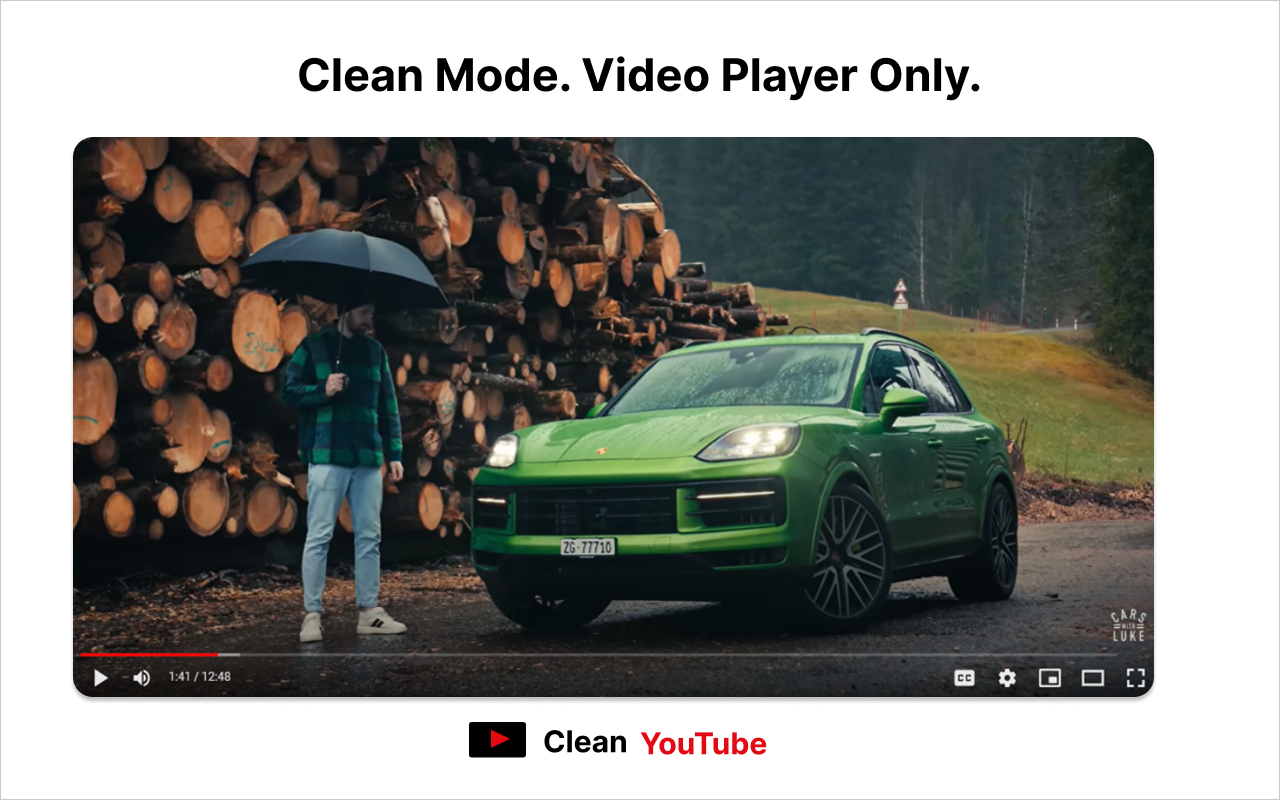 Clean YouTube - Remove Shorts & Related Videos screenshot 1