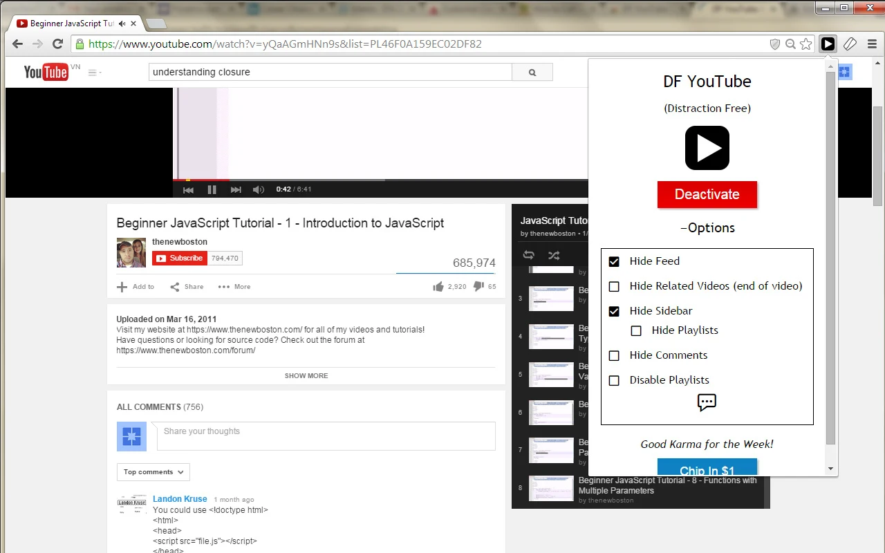DF Tube (Distraction Free for YouTube™) screenshot 2