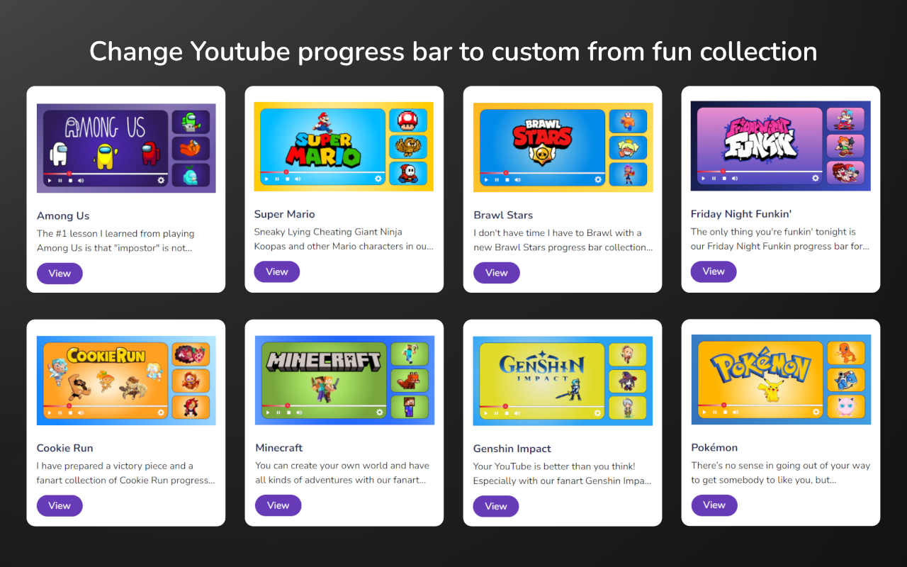 Custom Progress Bar For YouTube screenshot 1