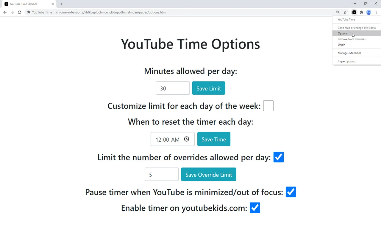YouTube Time screenshot 1